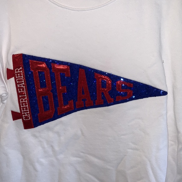 Bears Cheerleader Crew neck sweatshirt YL new - Picture 2 of 3